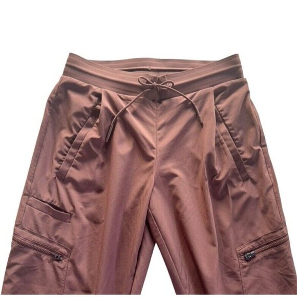 Athleta Women's Sz 2 Venture Joggers in "Hero" Dusty Brown - Picture 4 of 11